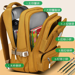 书包初中高中大容量减负护脊2026新款书包男生小学生五六年级