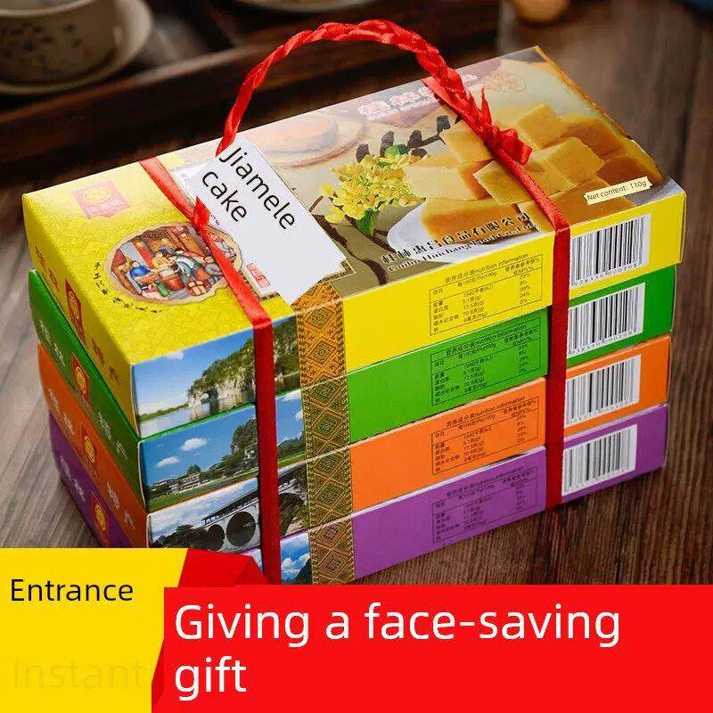 广西桂林特产桂花糕栗子糕马蹄糕绿豆糕芝麻酥点心点心糯米糕