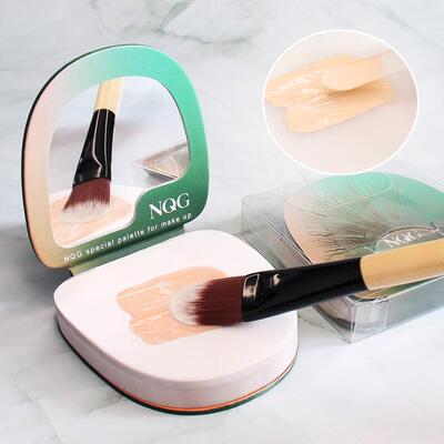 NQG免洗粉底液调色盘180次一次性化妆调色板化妆师美妆口红便携