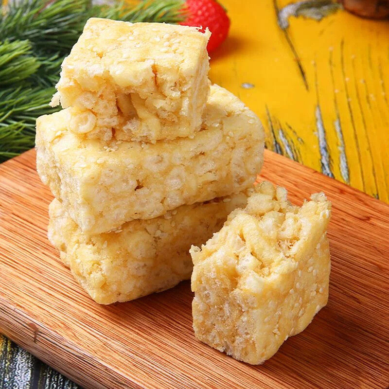 荞麦藜麦无糖沙琪玛早餐代餐营养健康追剧休闲小零食粗粮点心糕点