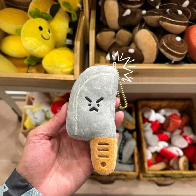 创意菜刀毛绒挂件愤怒表情包搞怪小刀迷你挂件背包挂件挂饰钥匙扣