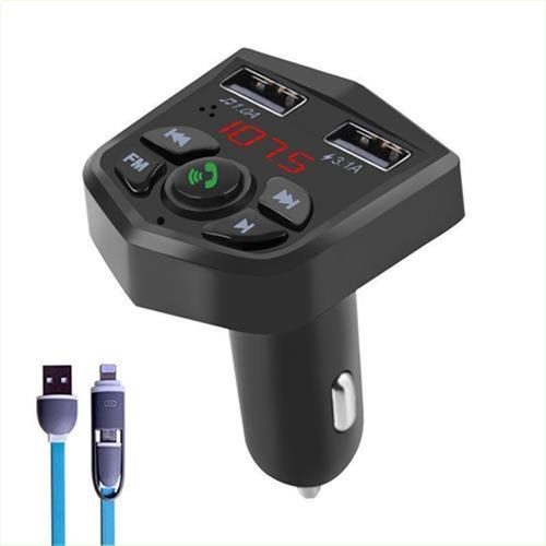 车载MP3播放器多功能蓝牙接收音乐U盘汽车usb车载p3充电器24v通用