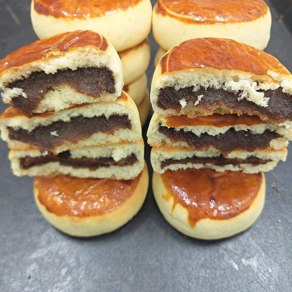 蛋清饼云南荞饼鲜花饼老式传统糕点办公早点现烤夹沙云南小饼500g