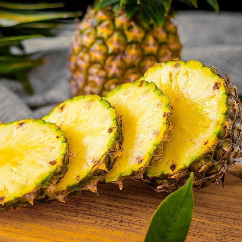 自然搭档海南金钻凤梨净重4.5-5斤2个/3个装新鲜水果多仓发货