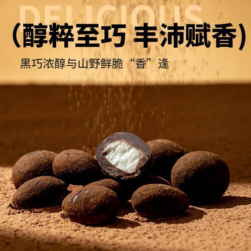珞卡弗宝石碧根果椰子巴旦木蔓越莓纯可可脂巧克力碧根果黑巧