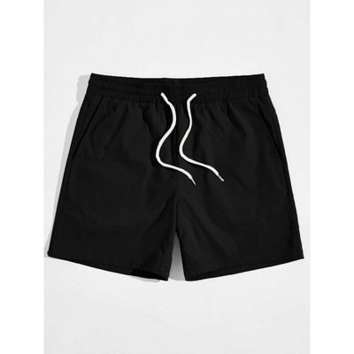 M 15218 Solid Waterproof Swim Trunks 纯色防水沙滩裤跨境