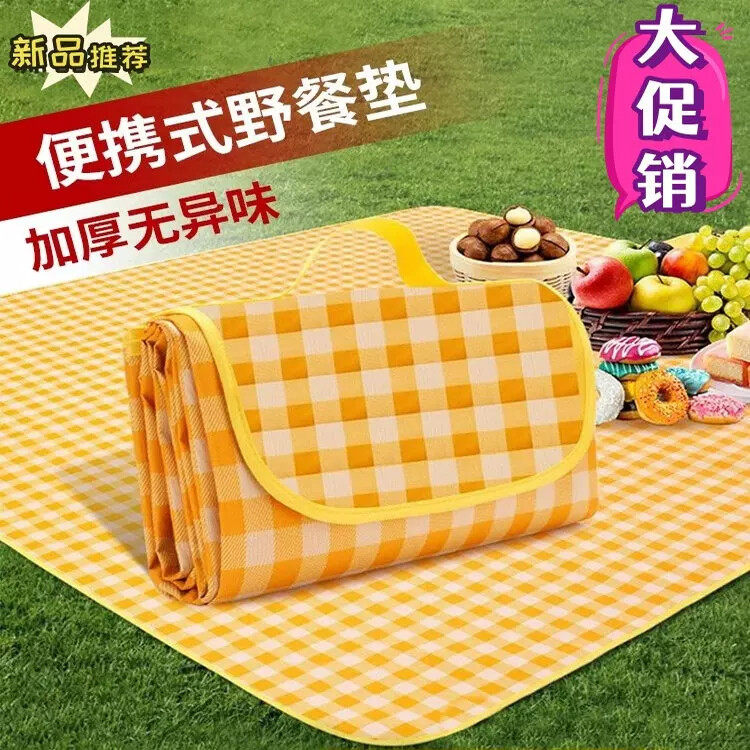 野餐垫防潮垫加厚户外野炊野营帐篷地垫坐垫防水草坪垫子草地地毯