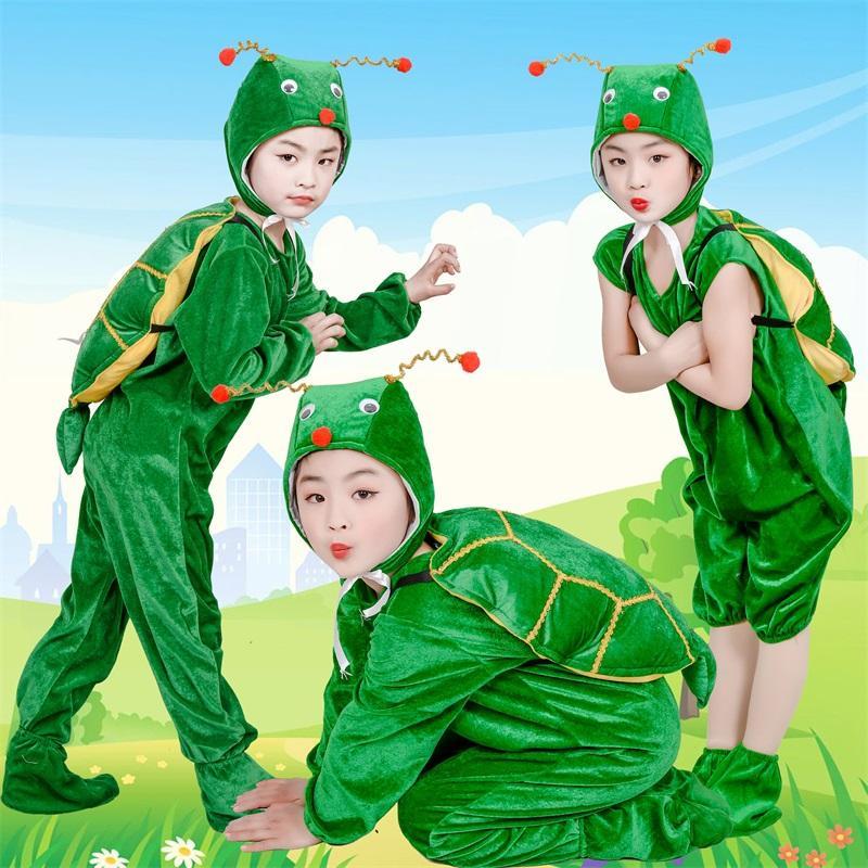 乌龟演出服儿童儿童童话剧龟兔赛跑演出服小乌龟小兔表演服幼儿小