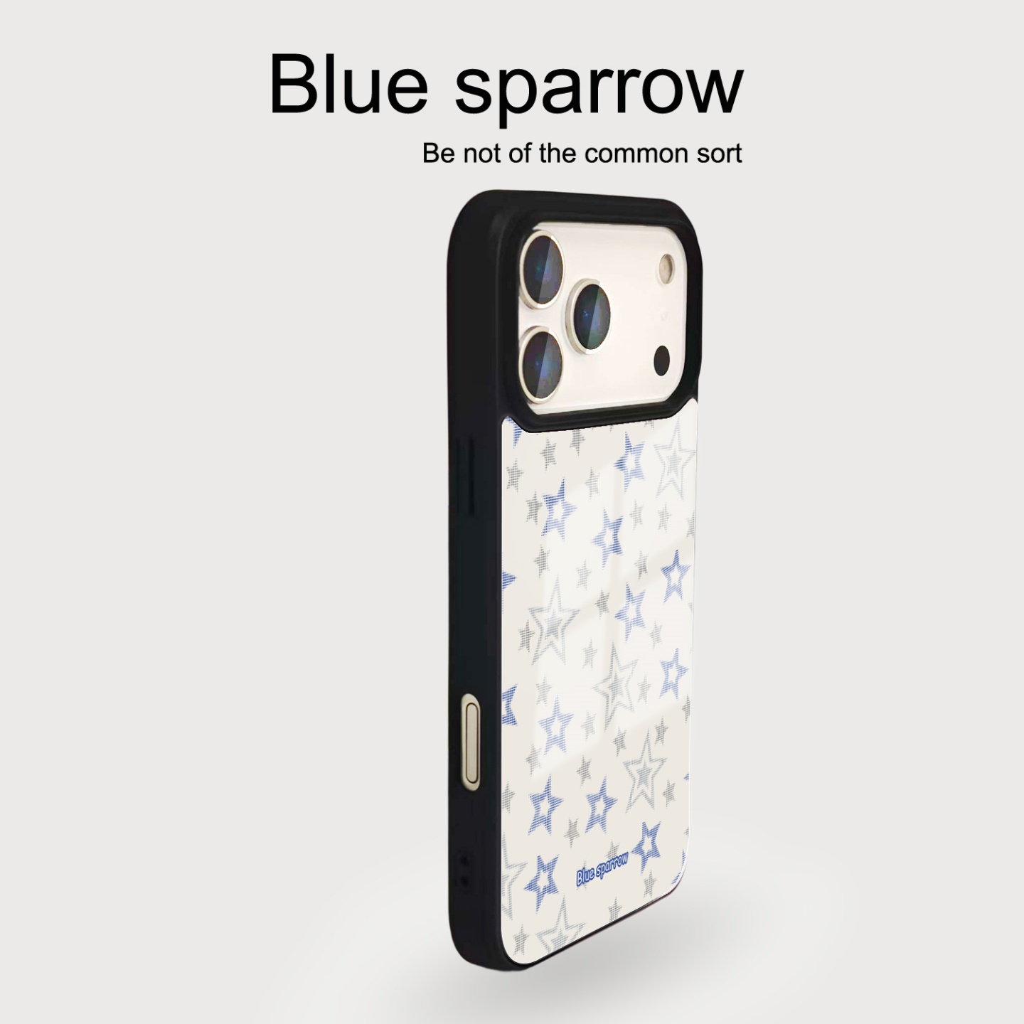 韩风水色系蓝星刀锋菲林手机壳