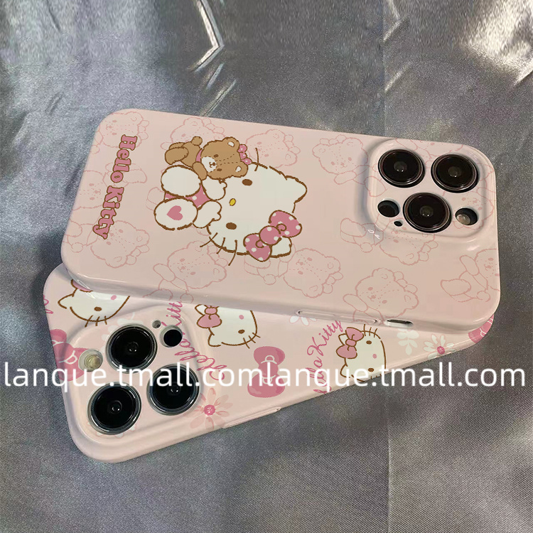 可爱粉色kitty猫手机壳