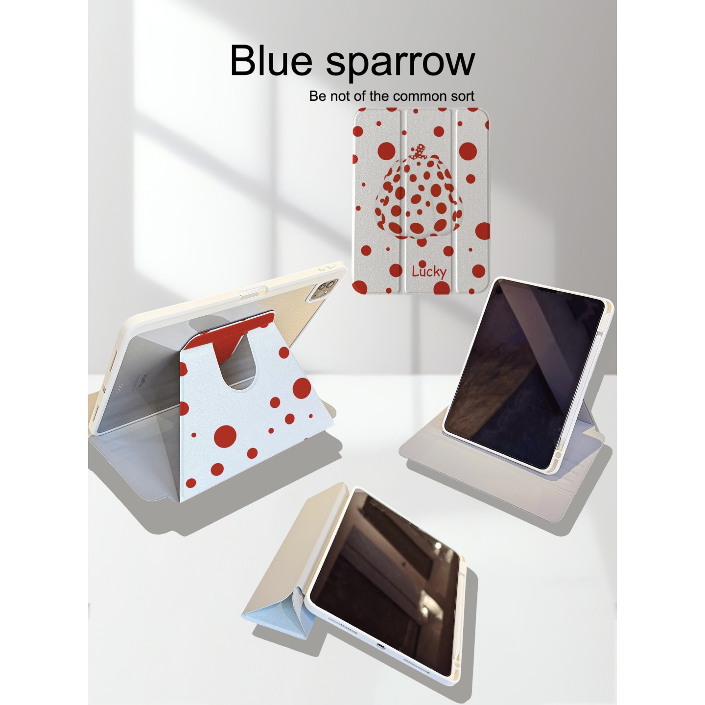 红波点南瓜360旋转平板保护壳