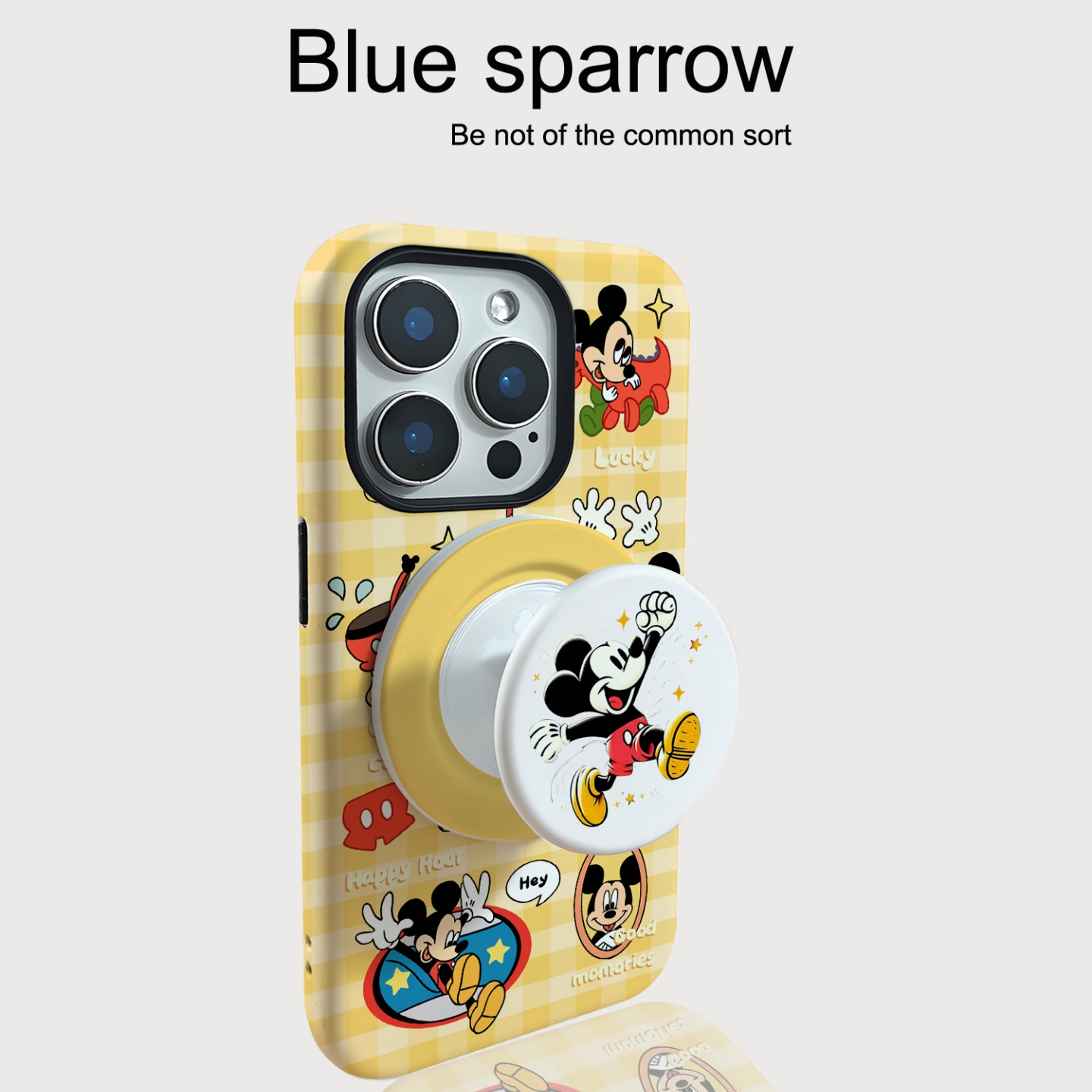 米奇布鲁托磁吸支架菲林手机壳