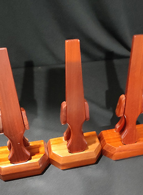 花梨木香板刻字佛堂摆件