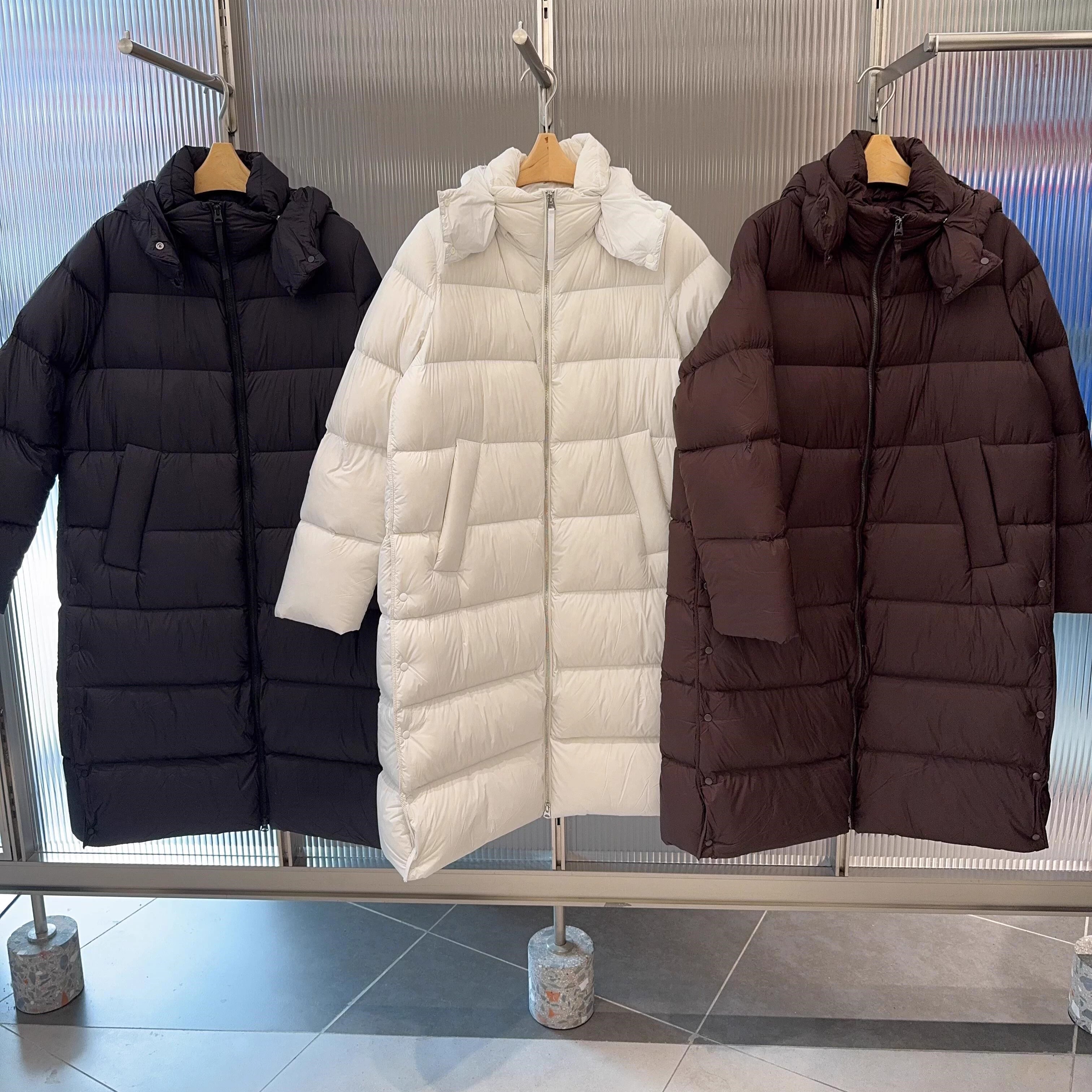 JN2025冬季新款连帽长款羽绒服