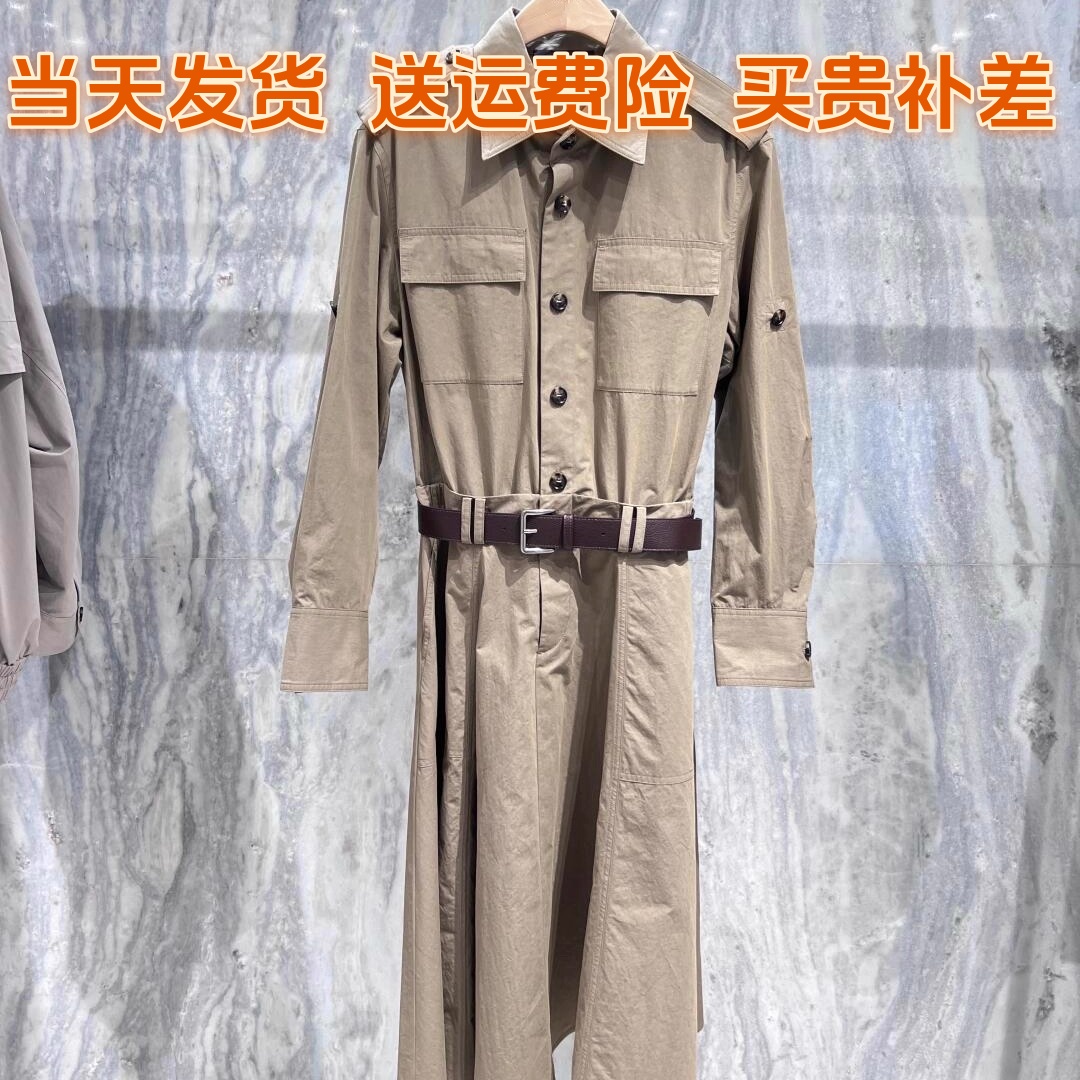 现货[商场同款]收腰连衣裙送腰带