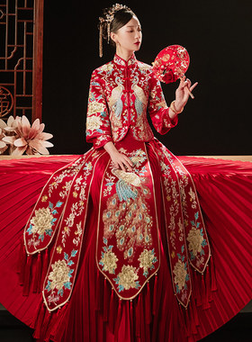秀禾服新娘中式结婚敬酒龙凤褂显
