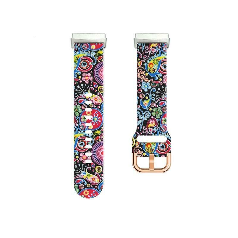 ADAPT TO FITBIT VERSA3 SMART SPORTS WATCH SENSE PRINTING SILICONE VERSA2 LITE WATCH STRAP