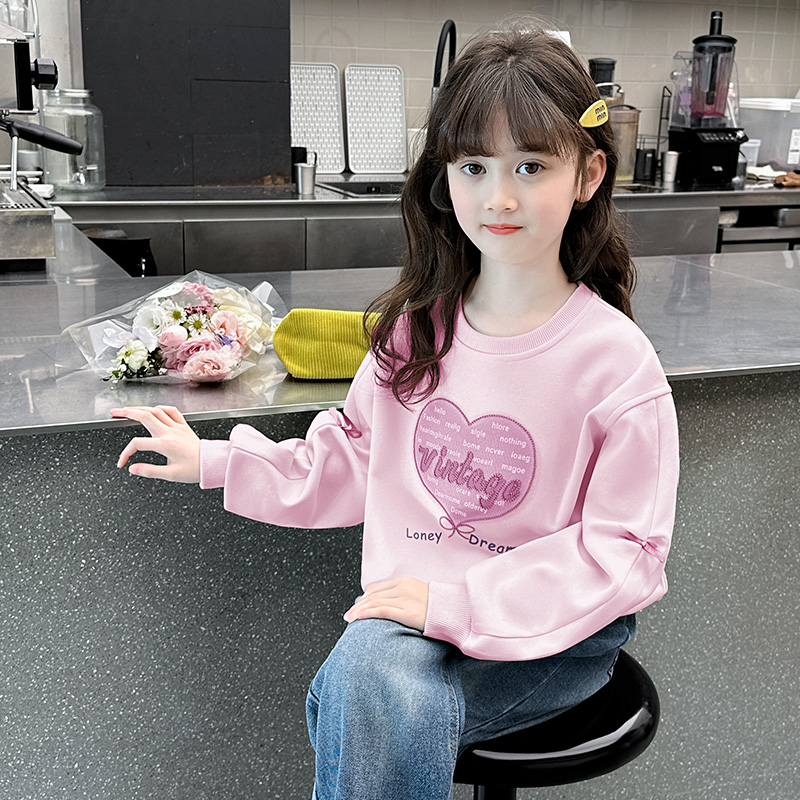 女童春季卫衣洋气儿童上衣