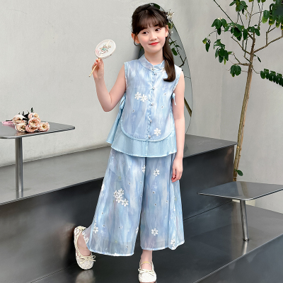 女童国风套装夏季中大童两件套