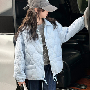 女童校服神器内搭小棉袄儿童轻薄棉服冬季中大童棉衣冬装夹棉外套
