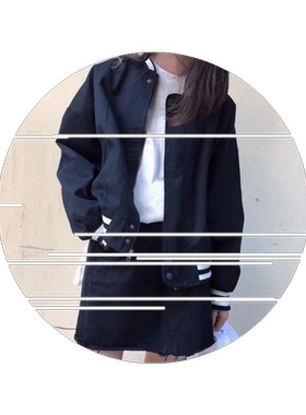 短外套女春秋装2026新款韩版宽松百搭棒球服学生夹克棉服上衣潮