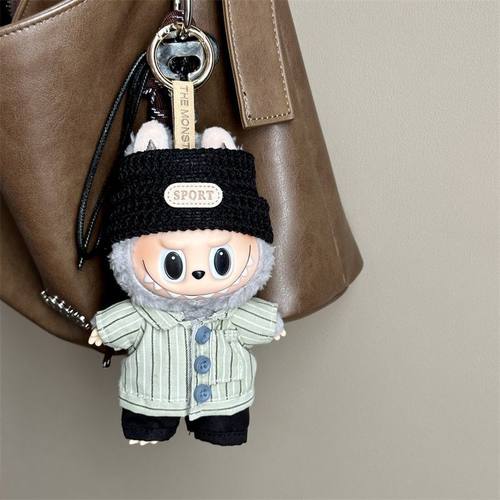 17cm娃衣新品“7-ELEVEn”套装适配labubu一代三代潮玩公仔替换装