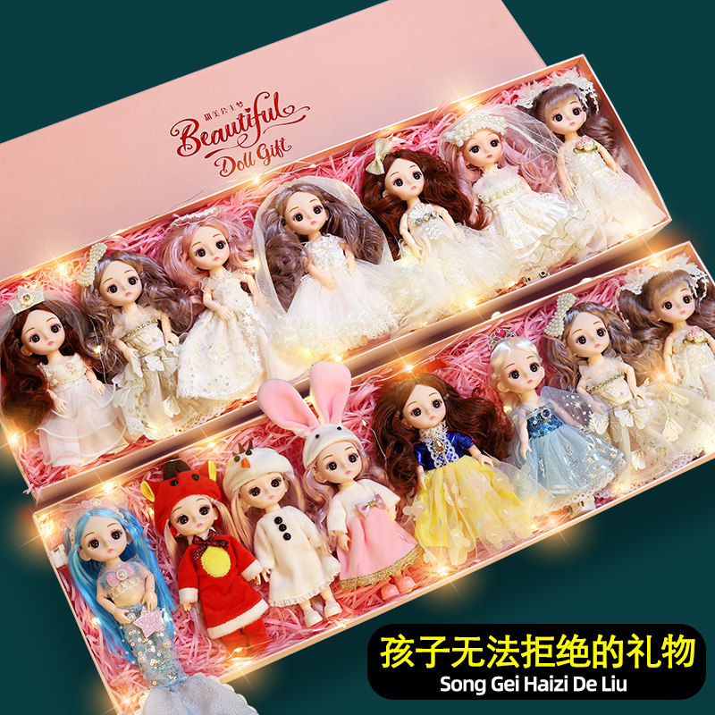 浅仔芭比娃娃5儿童玩具女孩子4女童8岁6生日礼物3萝莉9公主小女生
