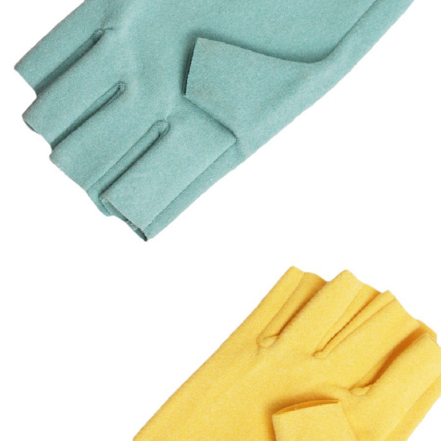 手套女冬季德绒半指保暖露指秋冬办公室轻薄手套半截触屏骑电动车,服饰配件/皮带/帽子/围巾,手套,淘宝优惠券,粉丝福利购,淘宝优惠卷