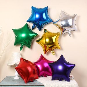 五角星铝膜气球装饰星星气球装饰结婚礼生日派对浪漫场景布置用品