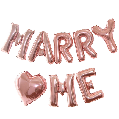 情人求婚气球marryme浪漫惊喜