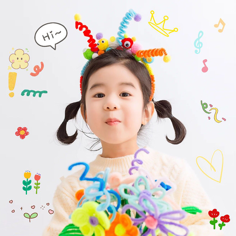 小红书同款发箍扭扭棒生日发箍