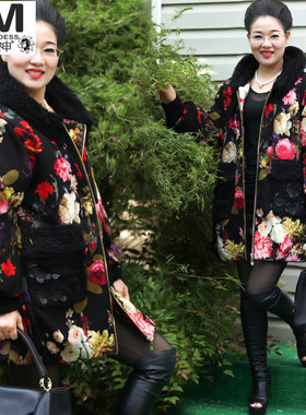 追梦女神堆堆袖宽松连帽棉服棉质