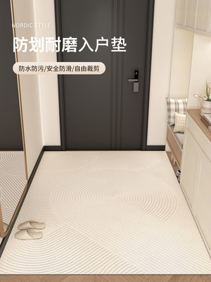 现代简约入户门地垫2025新款耐脏可定制防滑免洗门垫室内外脚踏垫