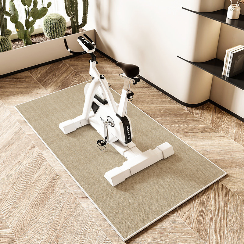 动感单车地垫健身专用地毯家用房间室内防滑耐磨隔音减震缓冲垫子