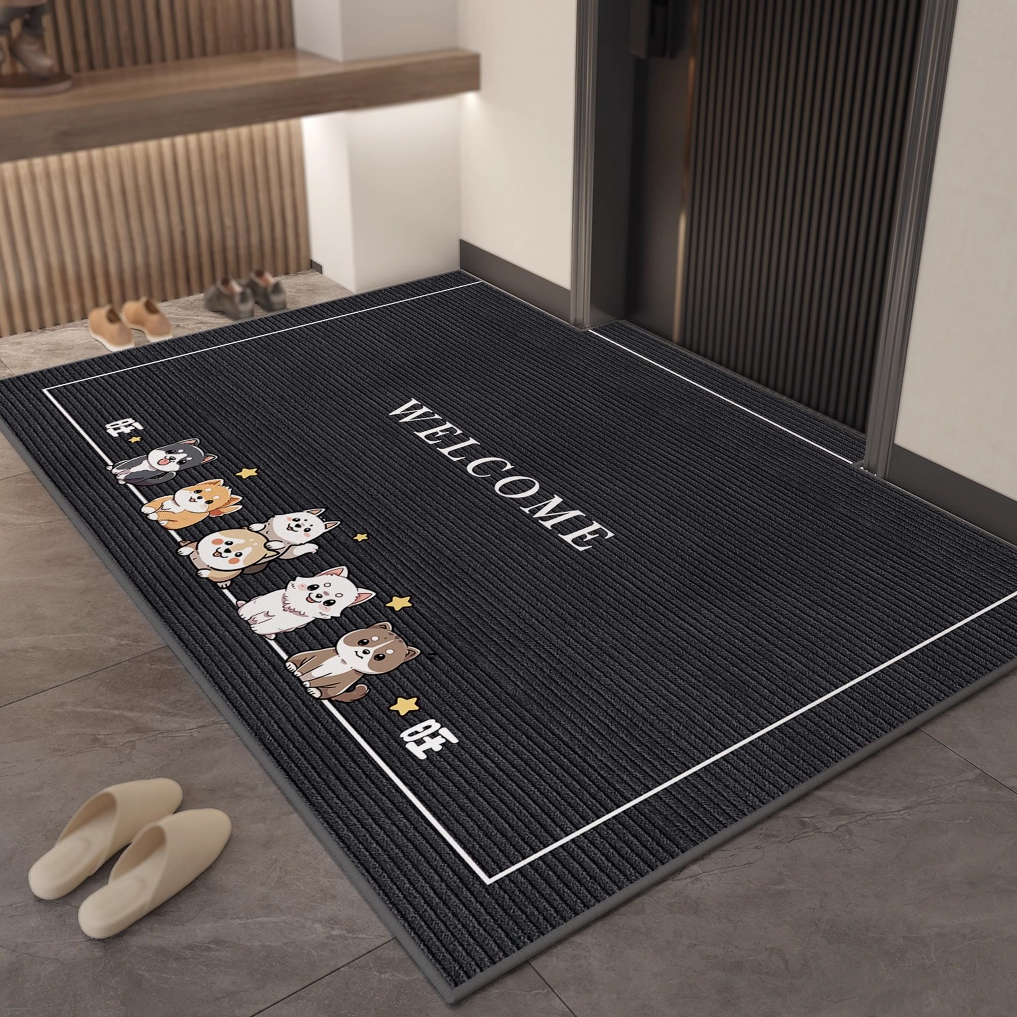 入户门地垫2025新款免洗可擦大门口脚垫防滑耐脏家用进门玄关地毯