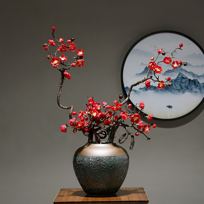 景德镇陶瓷花瓶欧式酒柜装饰品现代手工创意餐桌插花摆件客厅家居,家居饰品,花瓶,淘宝优惠券,粉丝福利购,淘宝优惠卷