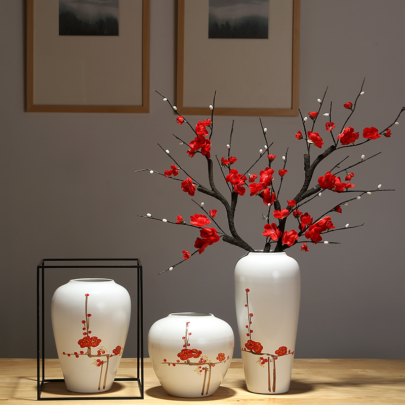 景德镇客厅玄关中式风陶瓷花瓶