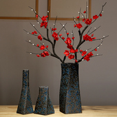 景德镇陶瓷复古花瓶大号中式 饰现代简约客厅电视柜玄关摆件 插花装