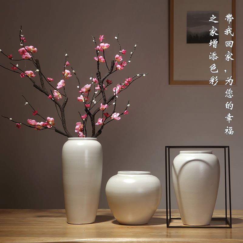 景德镇陶瓷器花瓶中式工艺品玄关