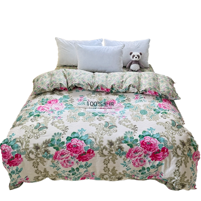 双面100%纯棉被套假一罚百不起球