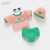 Пляжный купальник для девочек, быстросохнущий детский комбинезон, защита от солнца, в западном стиле