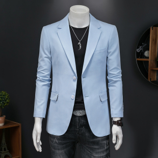 DJ服装 2025秋季 加肥加大码 休闲小西装 影楼西服网红直播外套潮 男式