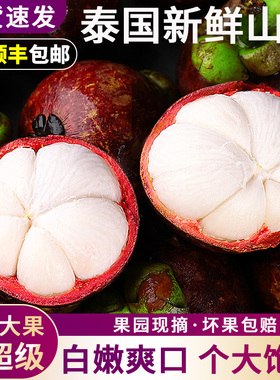 顺丰泰国山竹新鲜大果10斤当季整箱现摘进口油三竹麻竹6a时令水果