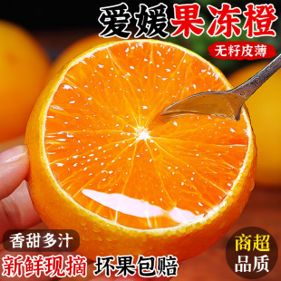 四川爱媛38号果冻橙新鲜橙子水果当季正宗蜜桔柑橘手剥橙大果包邮