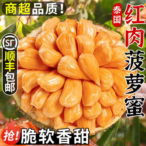 泰国红肉菠萝蜜！出果率高！脆甜