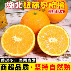 正宗纽荷尔脐橙新鲜当季水果现摘手剥冰糖甜橙子秭归脐橙整箱包邮