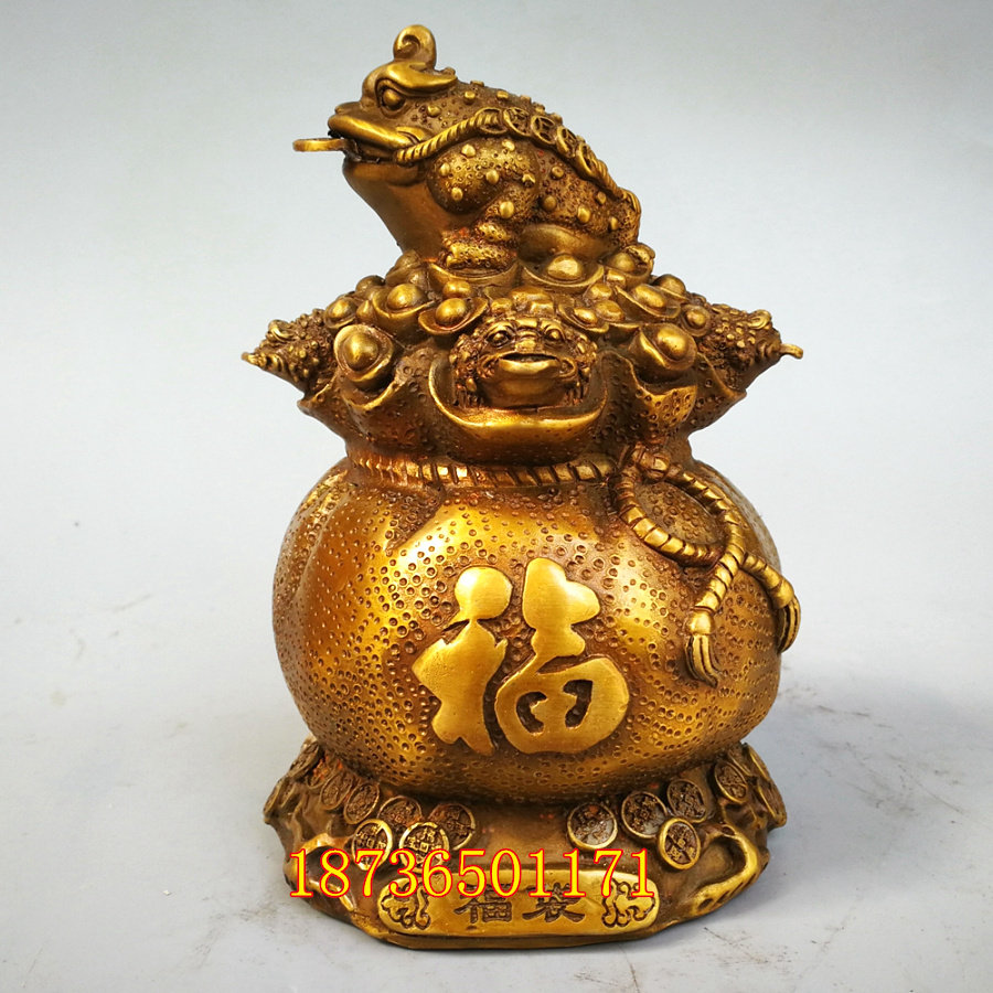 金蝉四方来财客厅吉祥物桌面摆件