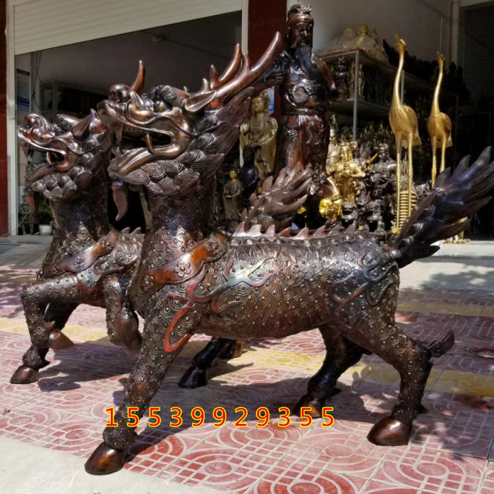 火麒麟镇宅招财工艺品桌面摆件