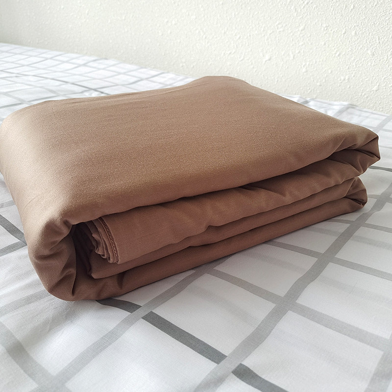 四季用出口原单加厚全棉贡缎床单被套200*230纯棉枕套床笠四件套