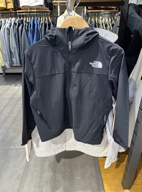 TheNorthFace/北面儿童经典Logo连帽休闲夹克外套 87ZH 软料子